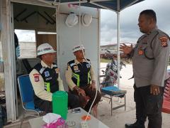 Kanit Binmas Polsek Rumbai Lakukan Monitoring dan Koordinasi Terkait Situasi Kamtibmas